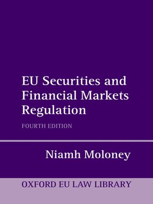 cover image of EU Securities and Financial Markets Regulation